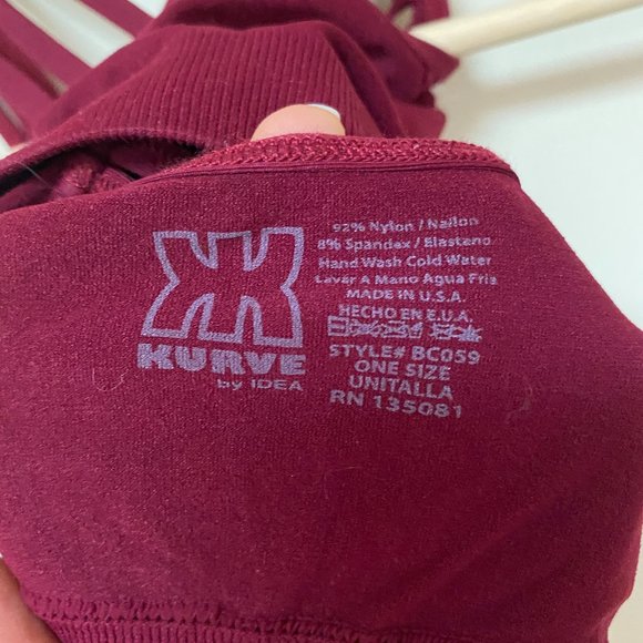 Red Kurve strappy Cami Bra - Picture 4 of 5